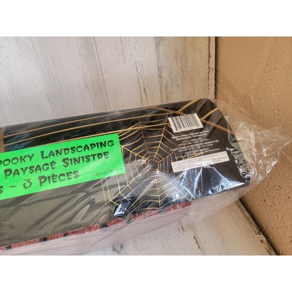 Lemax spooky landscape 3pc layer Halloween Village accessory vintage - Picture 4 of 14